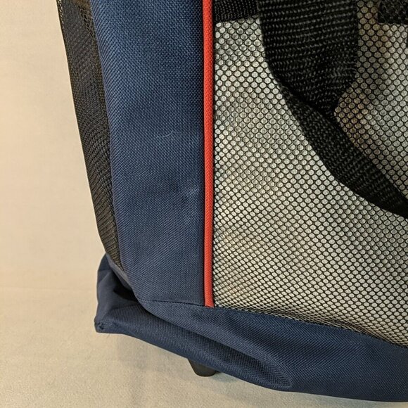 Roots Rolling Travel Bag Luggage Shouder Bag Blue Grey Black Wheels Roller - Picture 4 of 15